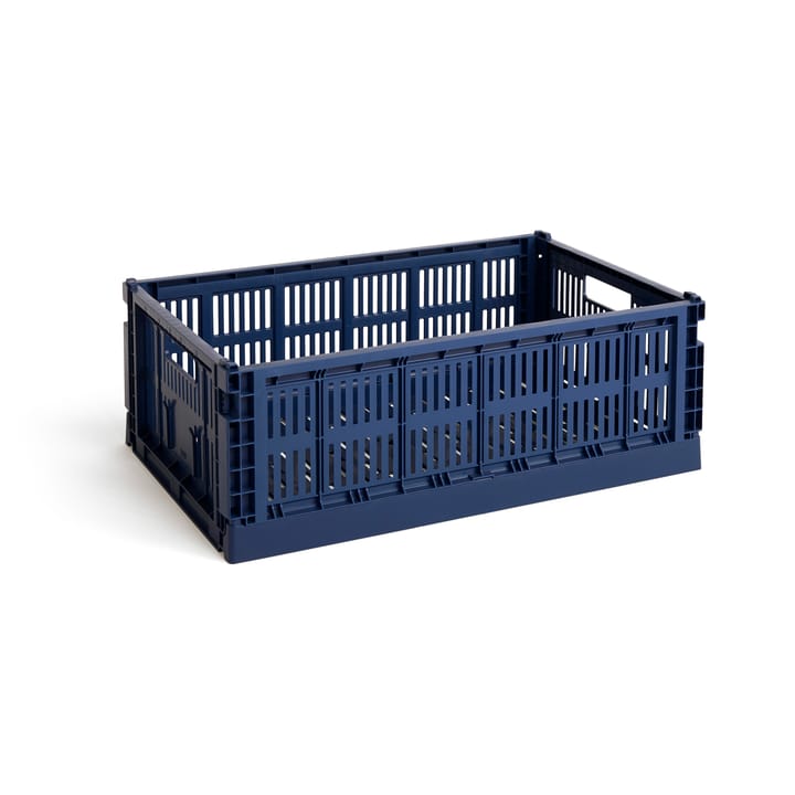 Colour Crate L 34,5 x 53cm - Dark blue - HAY