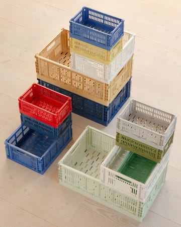 Colour Crate L 34,5 x 53cm - Dark blue - HAY