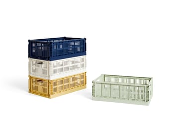 Colour Crate L 34,5 x 53cm - Dark blue - HAY