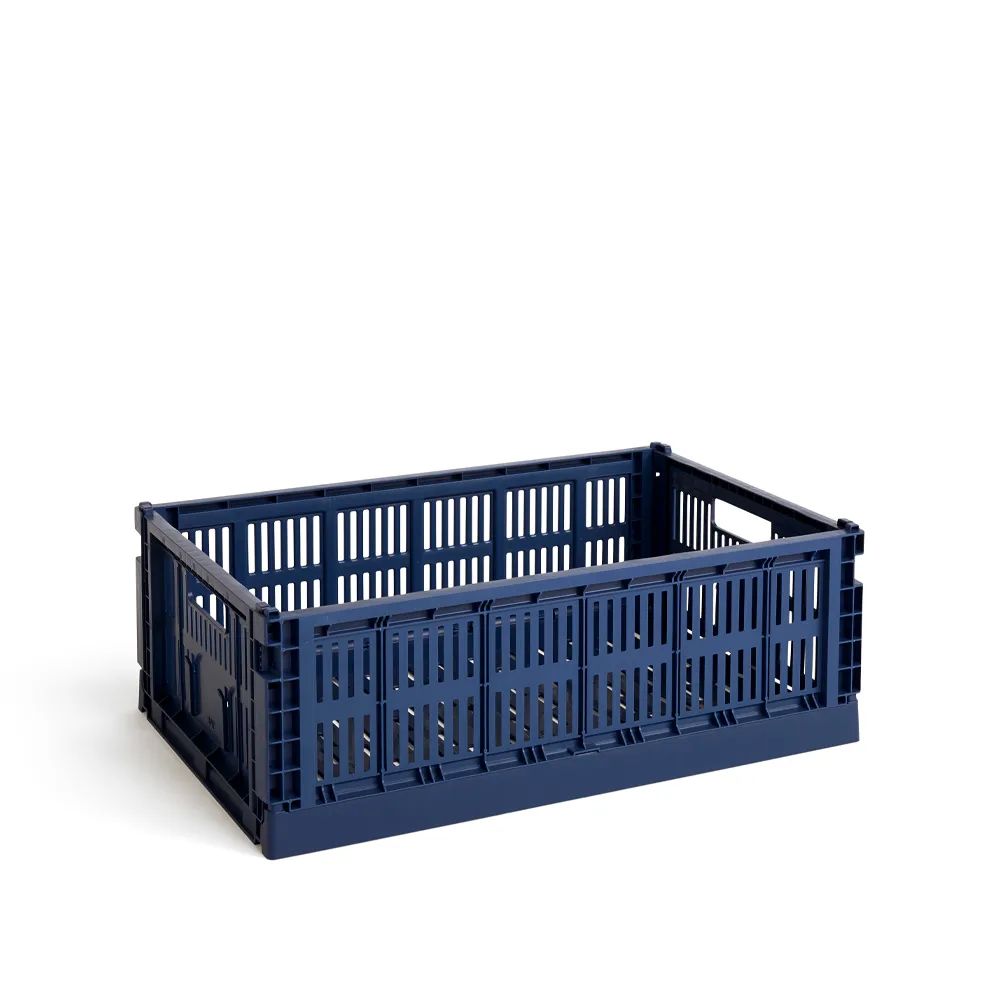 Colour Crate L 34,5 x 53cm, Dark blue HAY