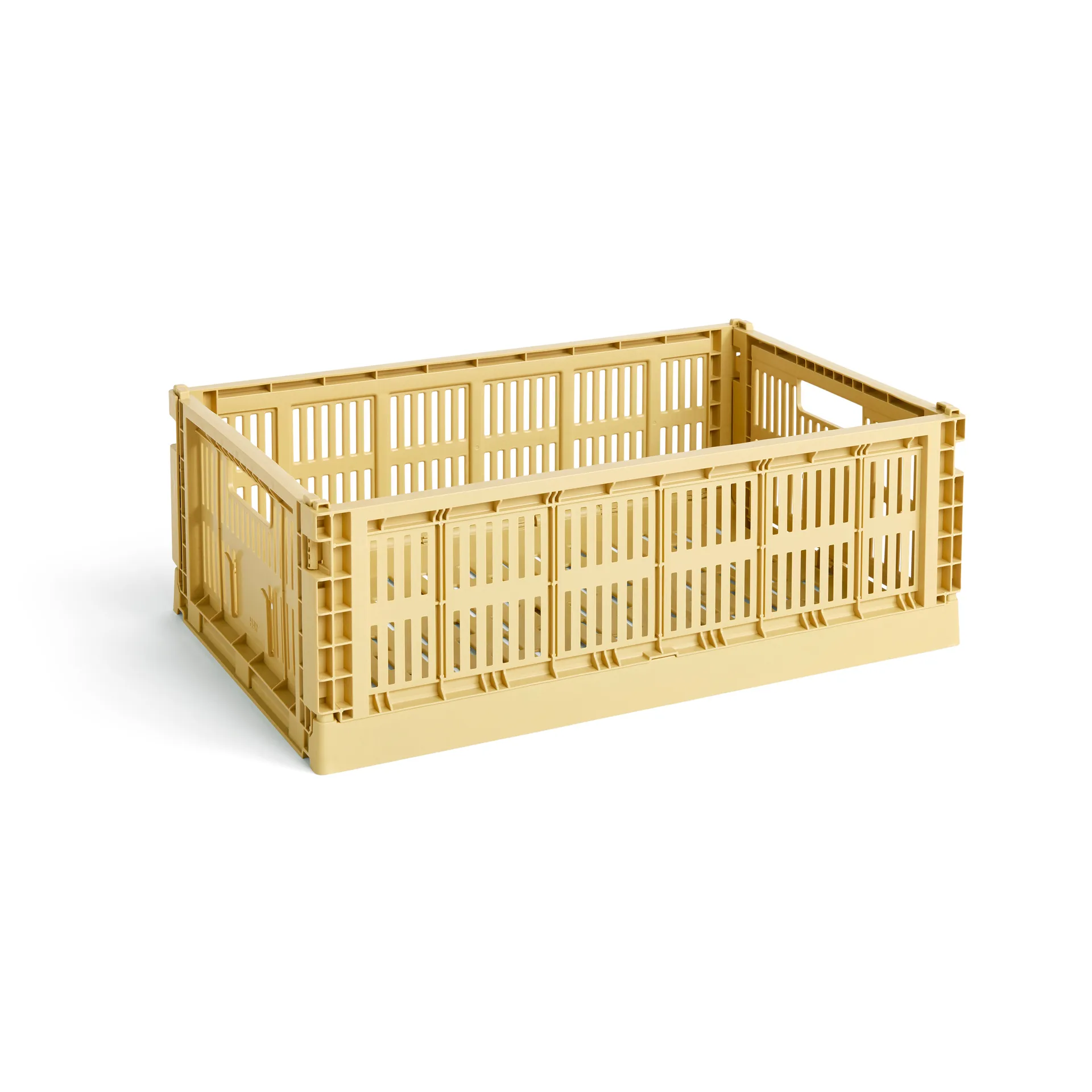 Colour Crate L 34,5 x 53cm, Golden yellow HAY