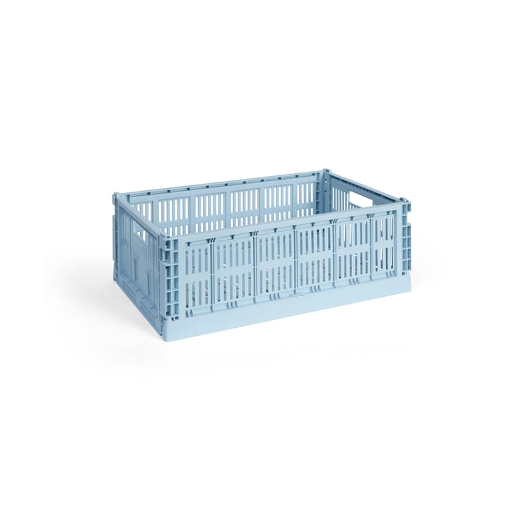 Colour Crate L 34,5 x 53cm - Soft blue - HAY