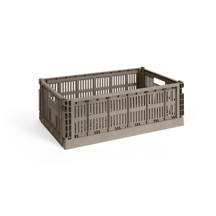 Colour Crate L 34,5 x 53cm - Warm grey - HAY