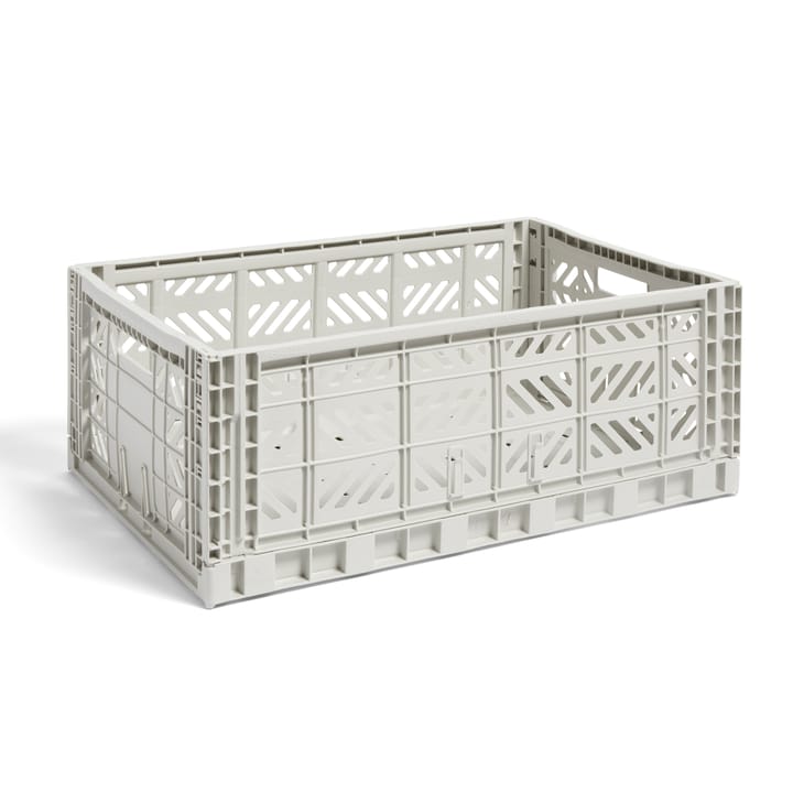 Colour Crate L 40 x 60cm - Light grey - HAY