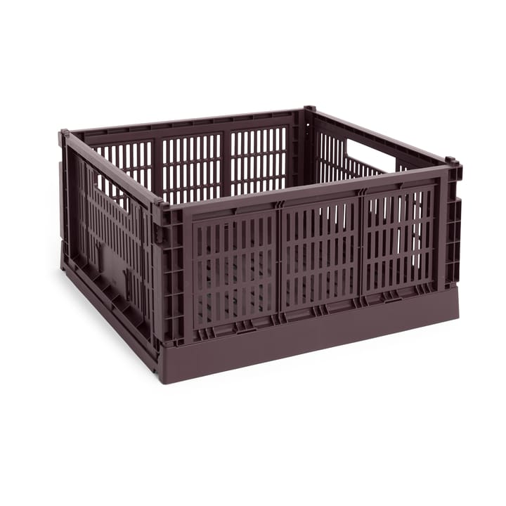 Colour Crate L Quadrat 42x42 cm - Bordeaux - HAY