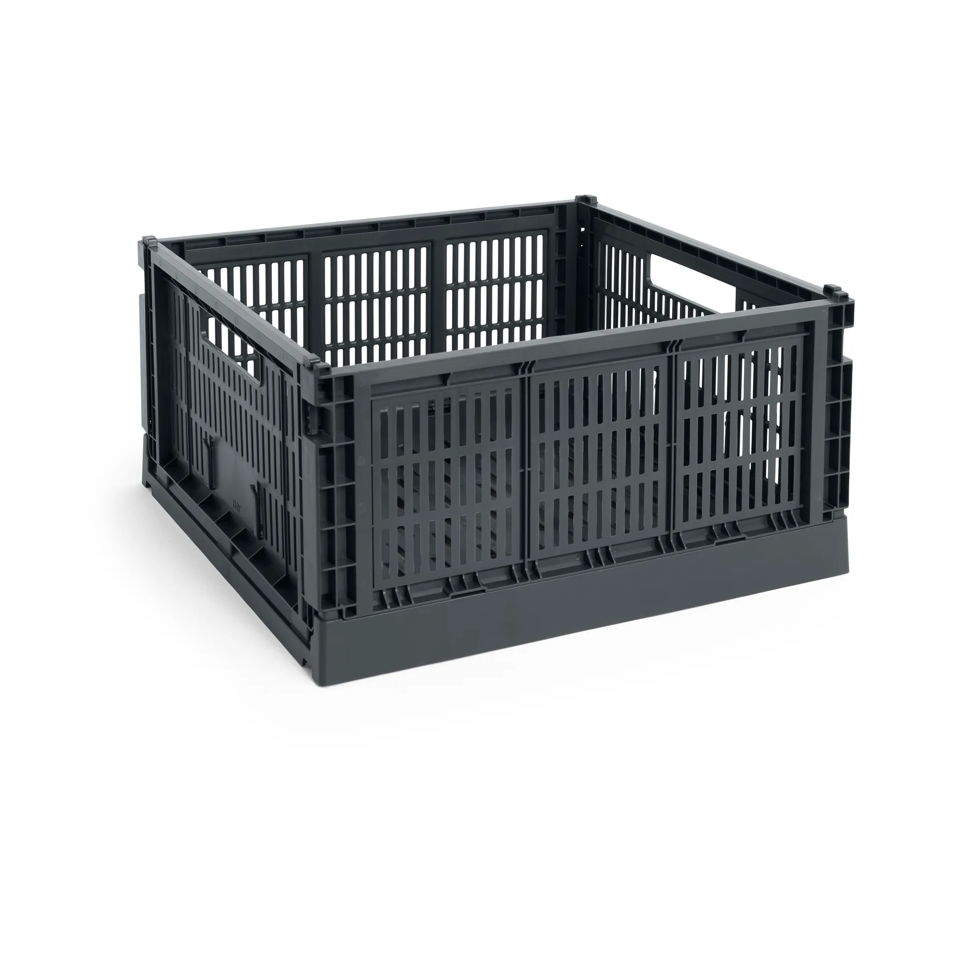 Colour Crate L Quadrat 42x42 cm, Charcoal HAY