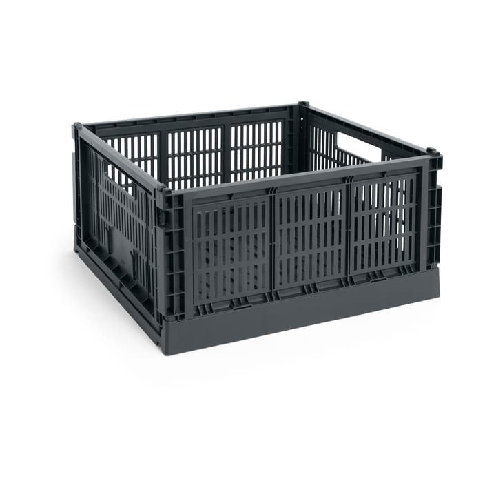 Colour Crate L Quadrat 42x42 cm - Charcoal - HAY