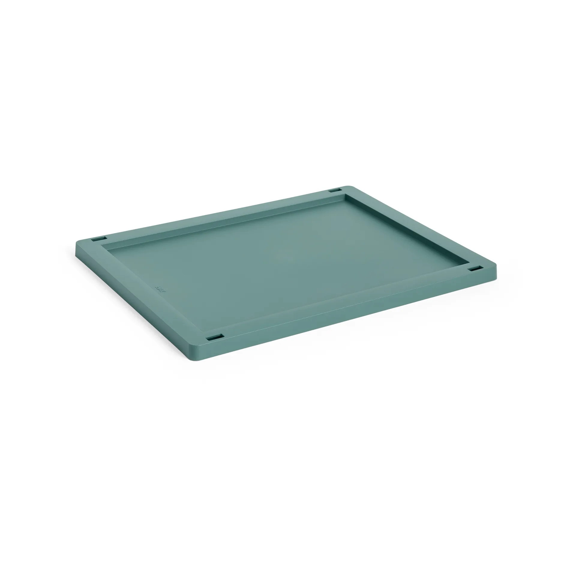 Colour Crate lock plastic medium, Dark green HAY