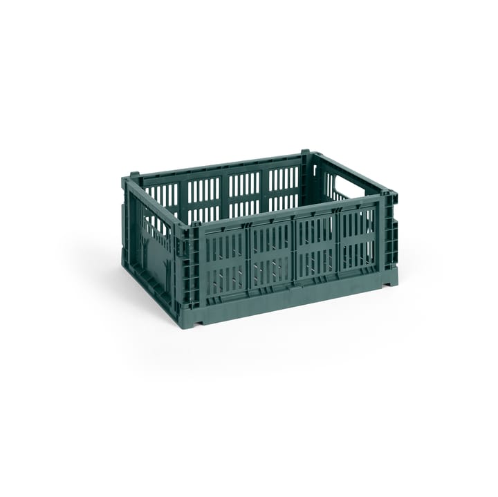 Colour Crate M 26,5 x 34,5cm - Dark green - HAY