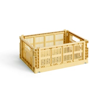Colour Crate M 26,5 x 34,5cm - Golden yellow - HAY