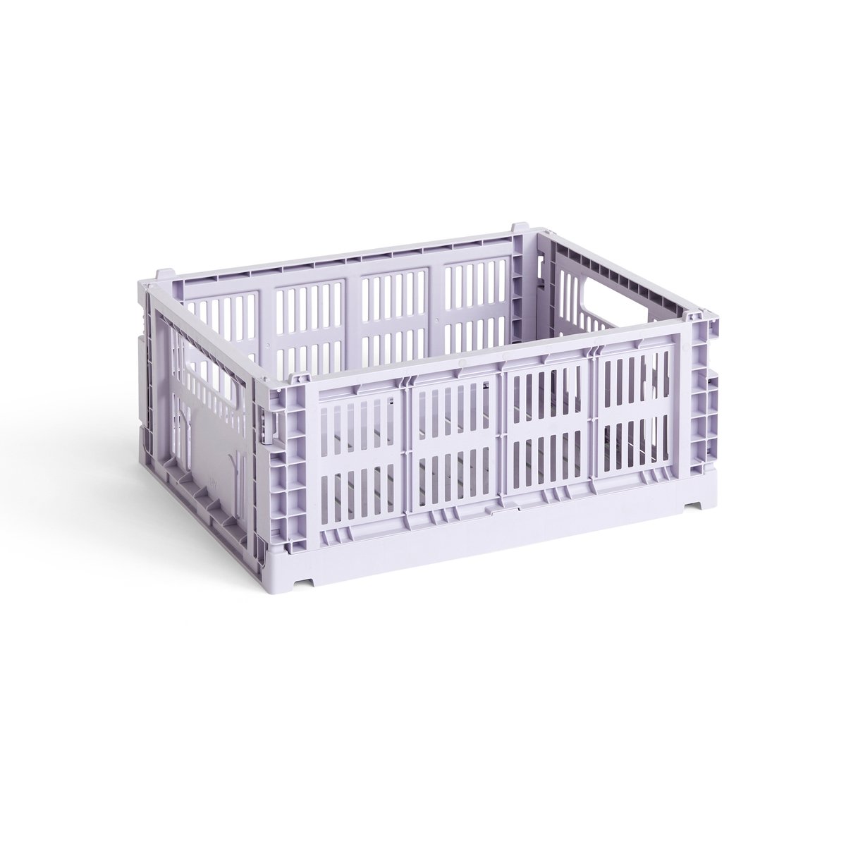 HAY Colour Crate M 26,5 x 34,5cm Lavender | Skandinavisches Design | Aufbewahrungskörbe | Lila