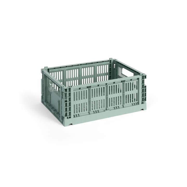 Colour Crate M 26,5 x 34,5cm - Sage green - HAY