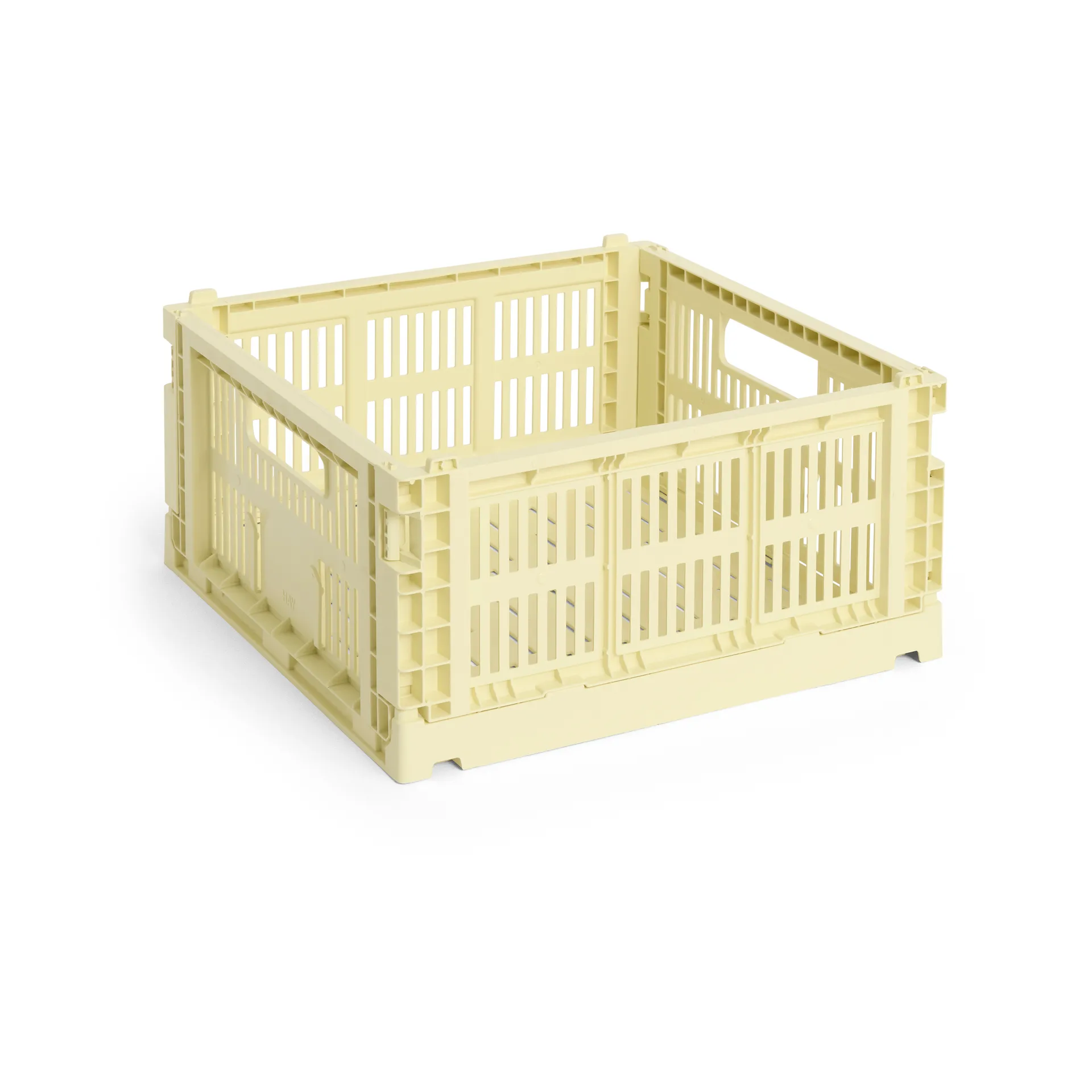 Colour Crate M Square 29,5x29,5 cm, Light yellow HAY