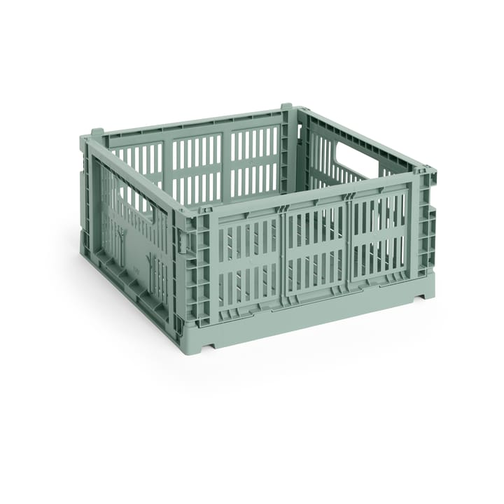 Colour Crate M Square 29,5x29,5 cm - Sage green - HAY