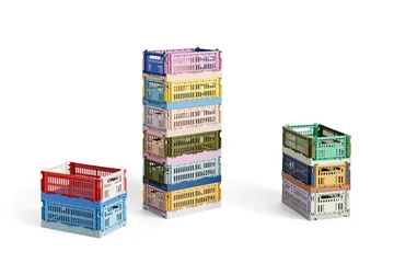Colour Crate Mix S 17 x 26,5 cm - Dark blue - HAY