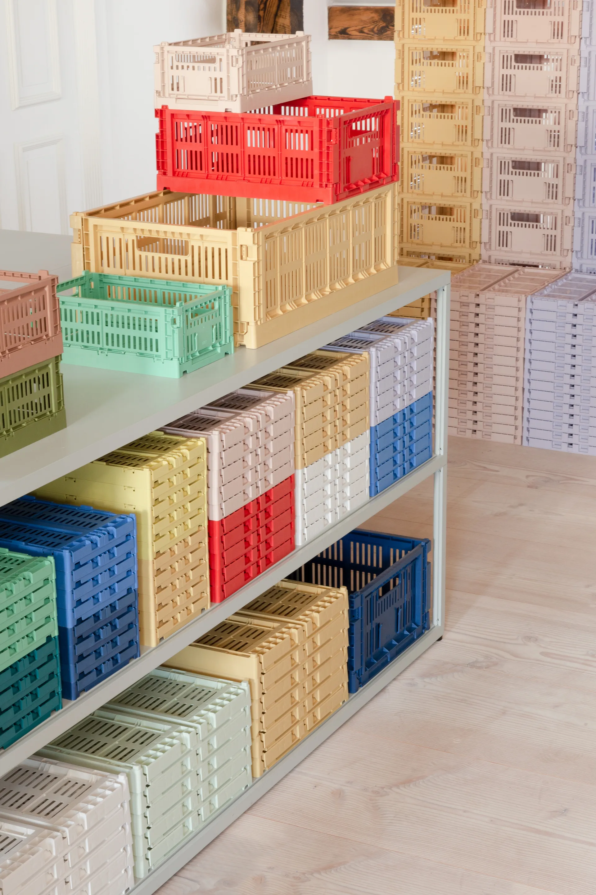Colour Crate S 17 x 26,5cm, Dark mint HAY