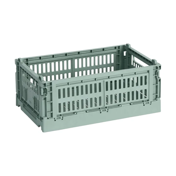 Colour Crate S 17 x 26,5cm - Sage green - HAY