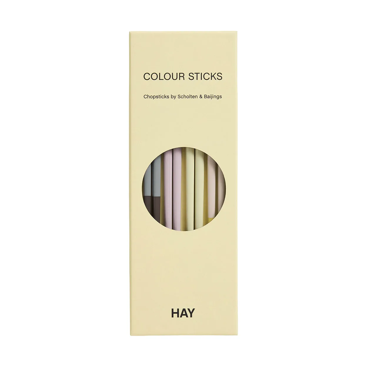 Colour Essstäbchen 4er-Pack, Pastel HAY
