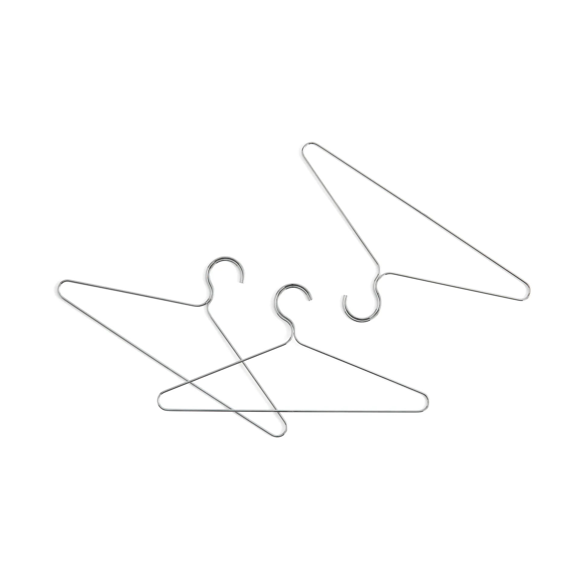 Colour Kleiderhaken 3er Pack, Mirror HAY