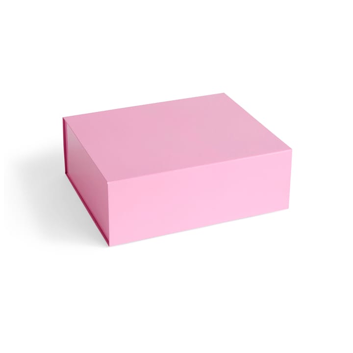 Colour Storage M Box mit Deckel 29,5 x 35cm - Light pink - HAY
