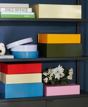 Colour Storage Round Box mit Deckel Ø24cm - Lavender - HAY