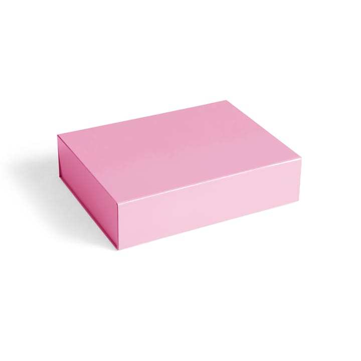 Colour Storage S Box mit Deckel 25,5 x 33cm - Light pink - HAY
