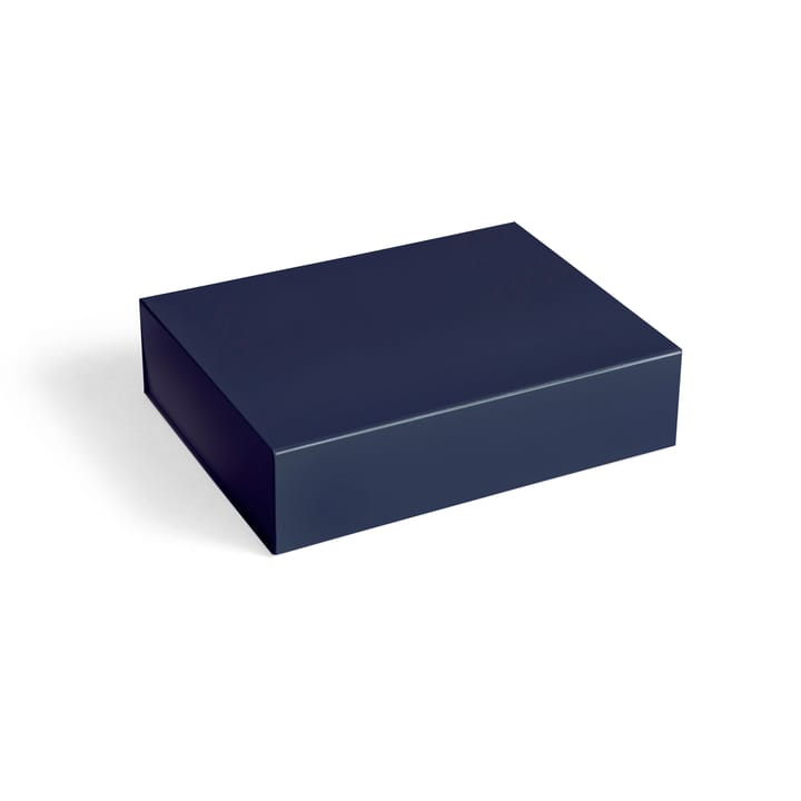 Colour Storage S Box mit Deckel 25,5 x 33cm - Midnight blue - HAY