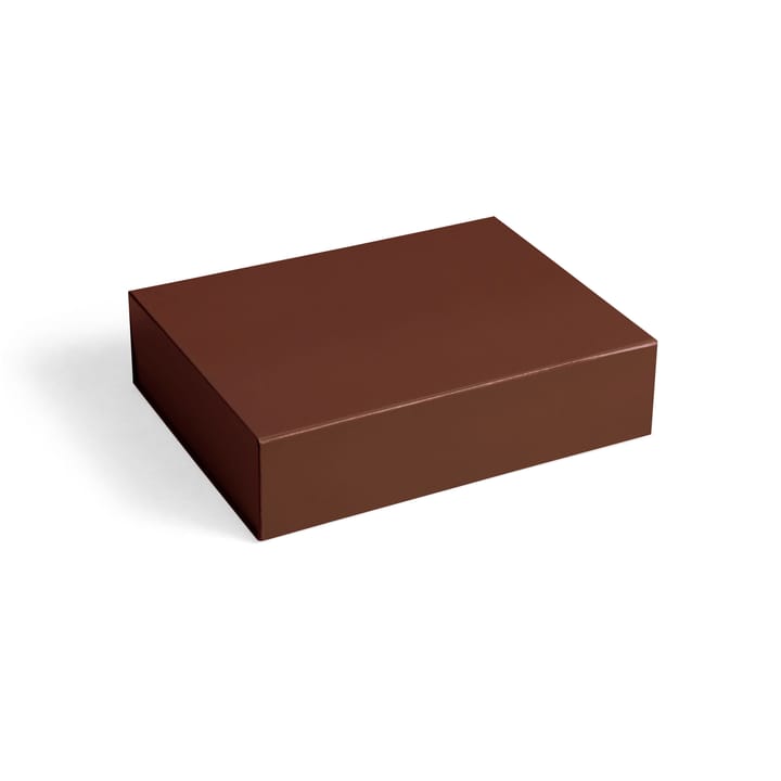 Colour Storage S Box mit Deckel 25,5 x 33cm - Milk chocolate - HAY