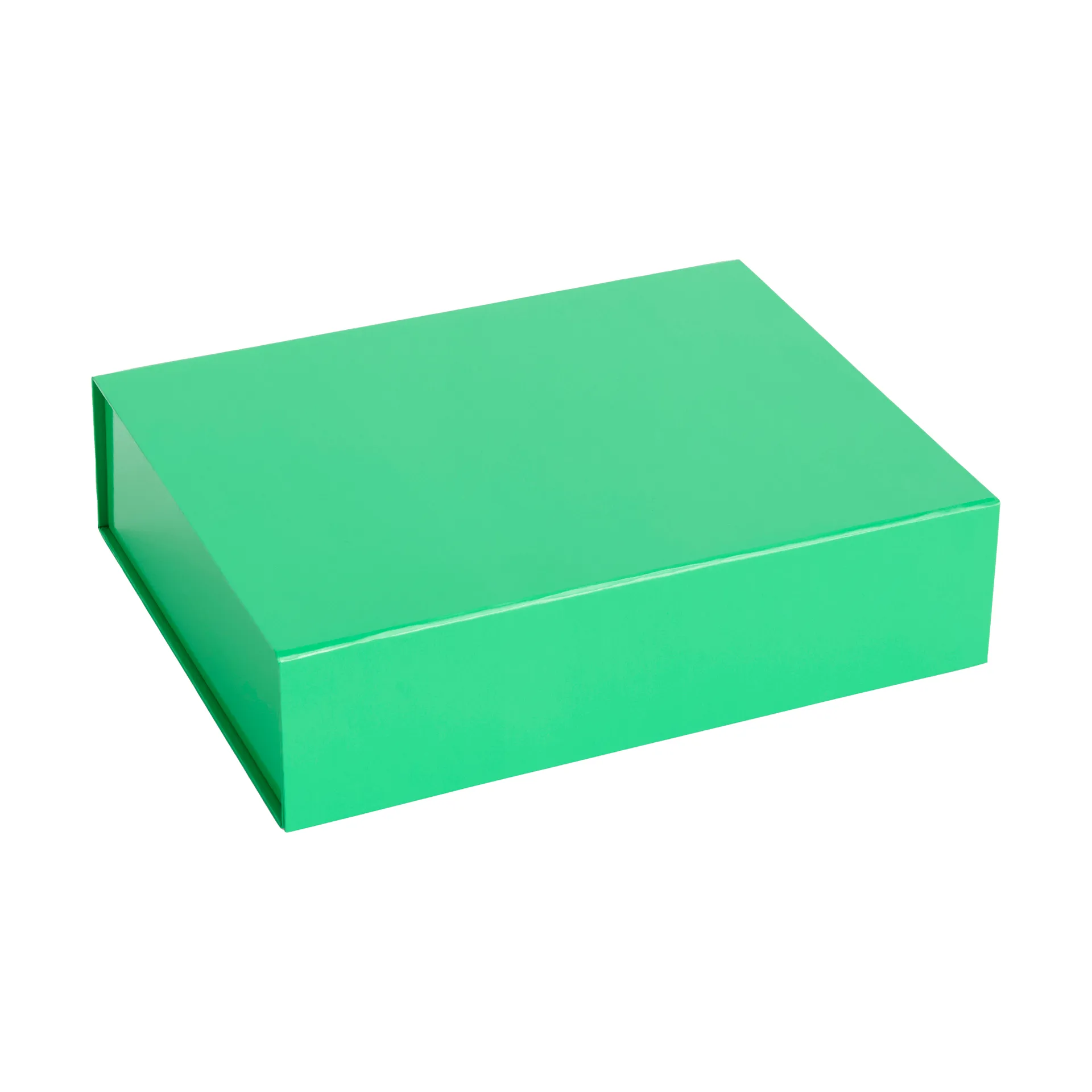 Colour Storage S Box mit Deckel 25,5 x 33cm, Vibrant green HAY