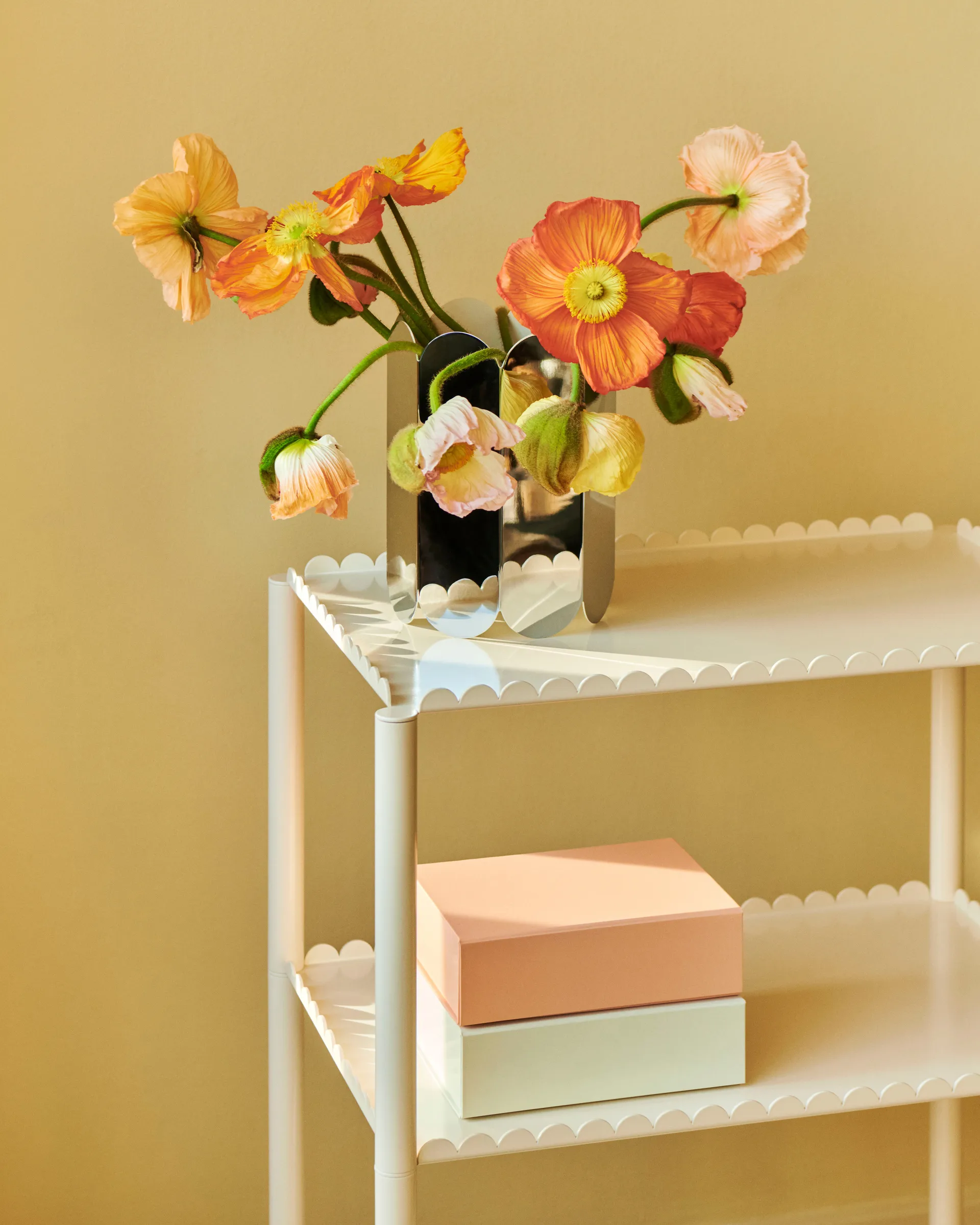 Colour Storage XS Box mit Deckel 16,5x22,5 cm, Chalk white HAY