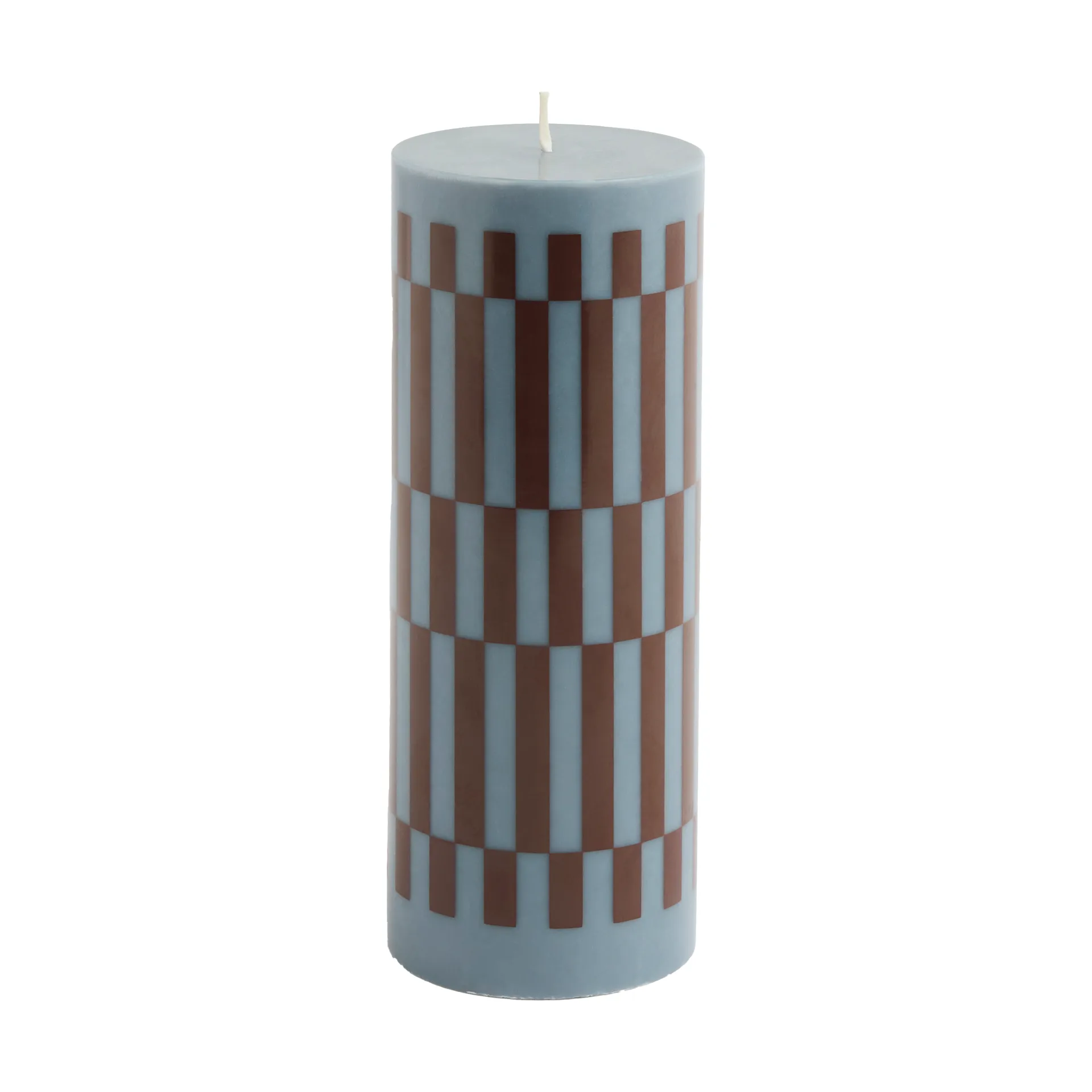 Column Candle Blockkerze Medium 20 cm, Anthrachite-bordeaux HAY