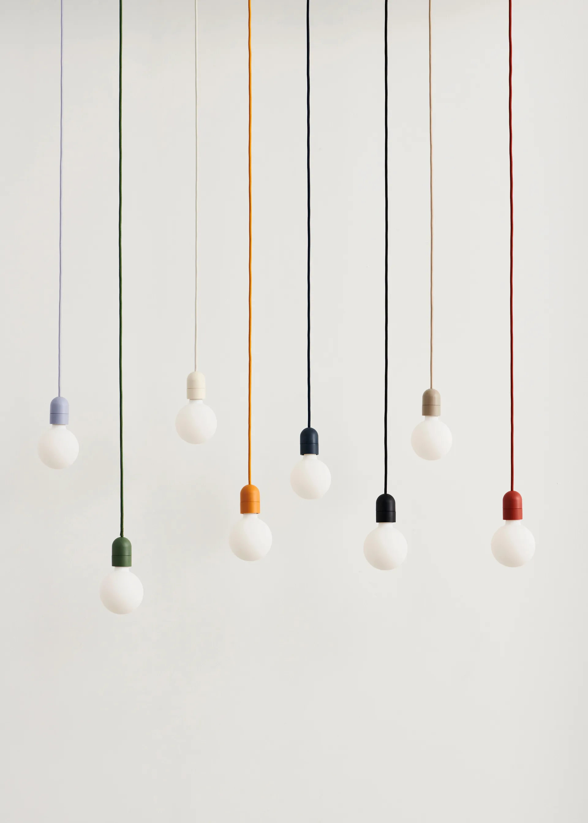 Common Pendant Cord set Pendelleuchte Ø12 cm, Beton grey HAY