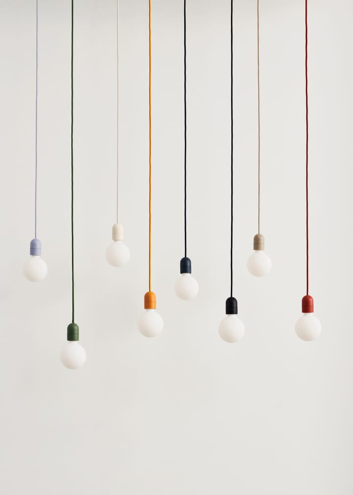Common Pendant Cord set Pendelleuchte Ø12 cm, Soft black HAY