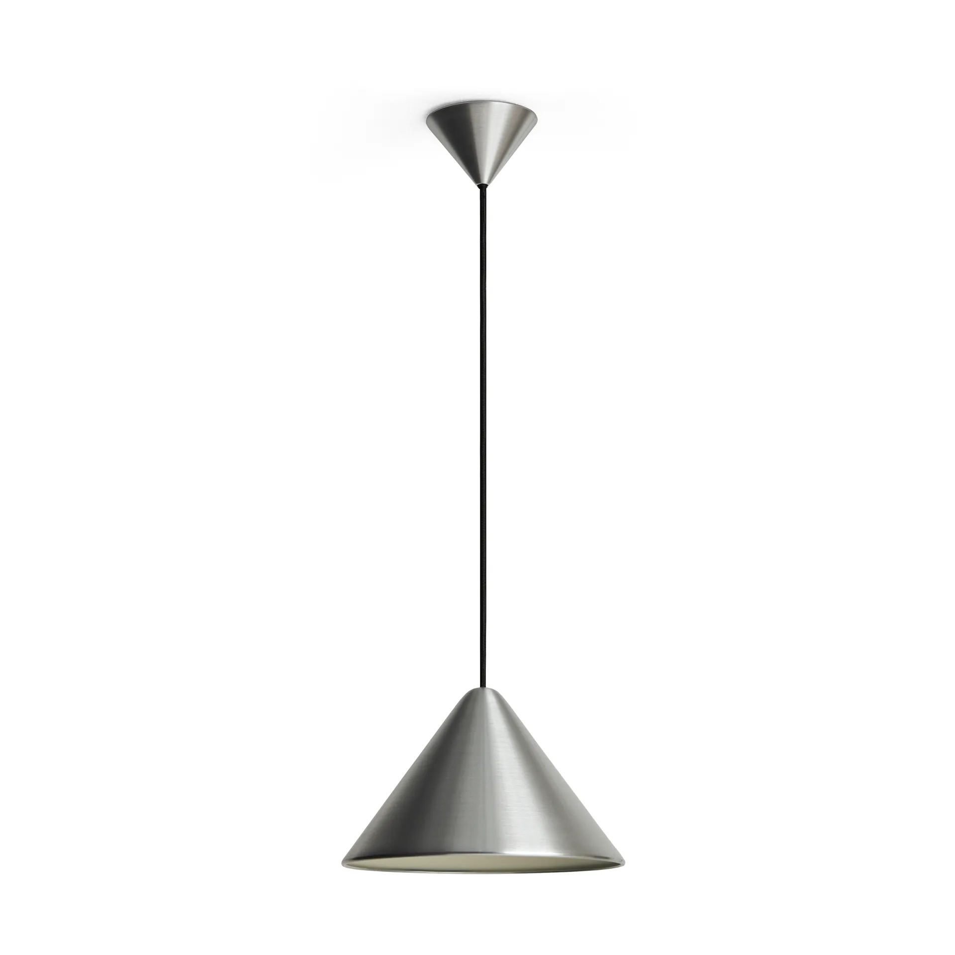 Compass Pendelleuchte 26 cm, Brushed aluminium HAY