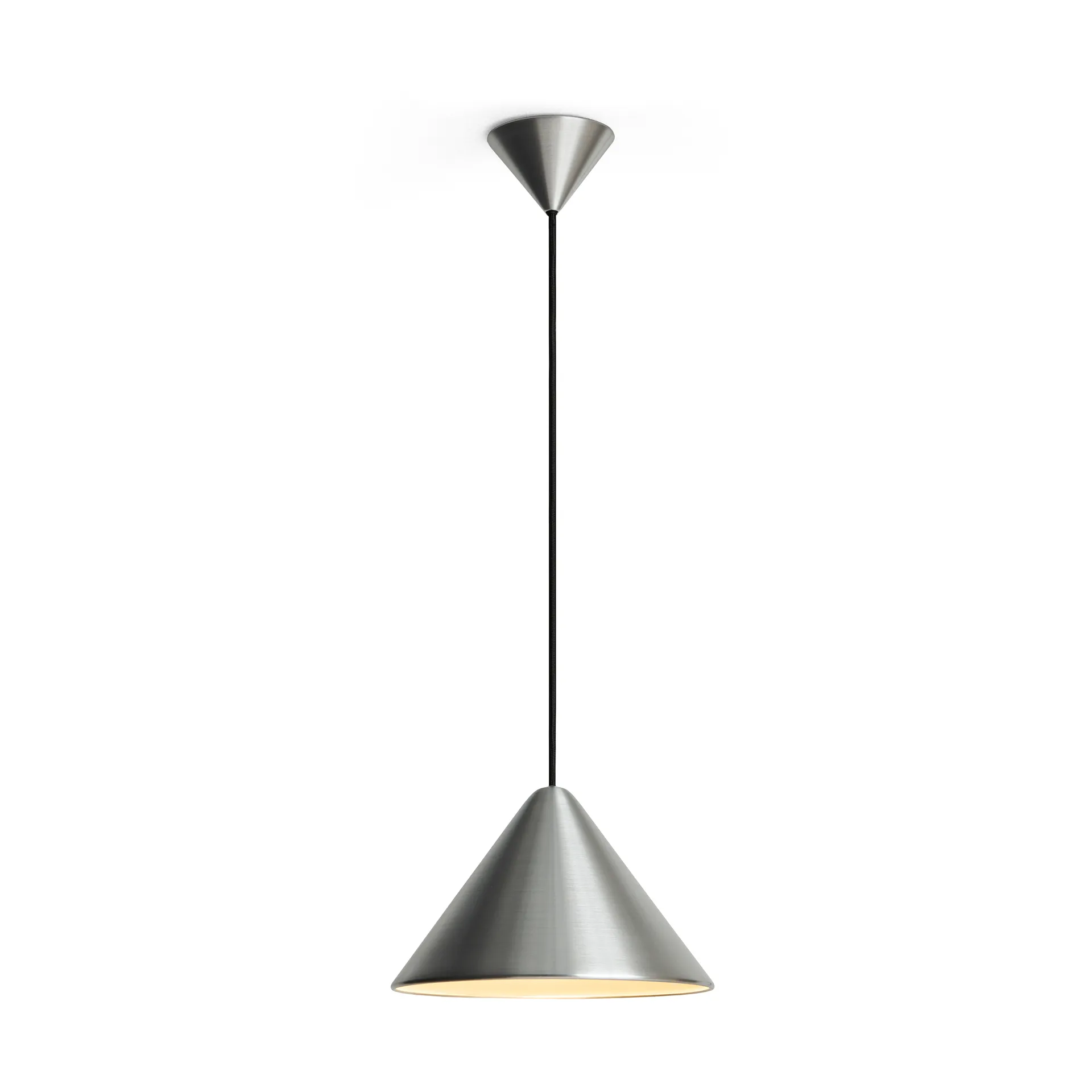 Compass Pendelleuchte 26 cm, Brushed aluminium HAY