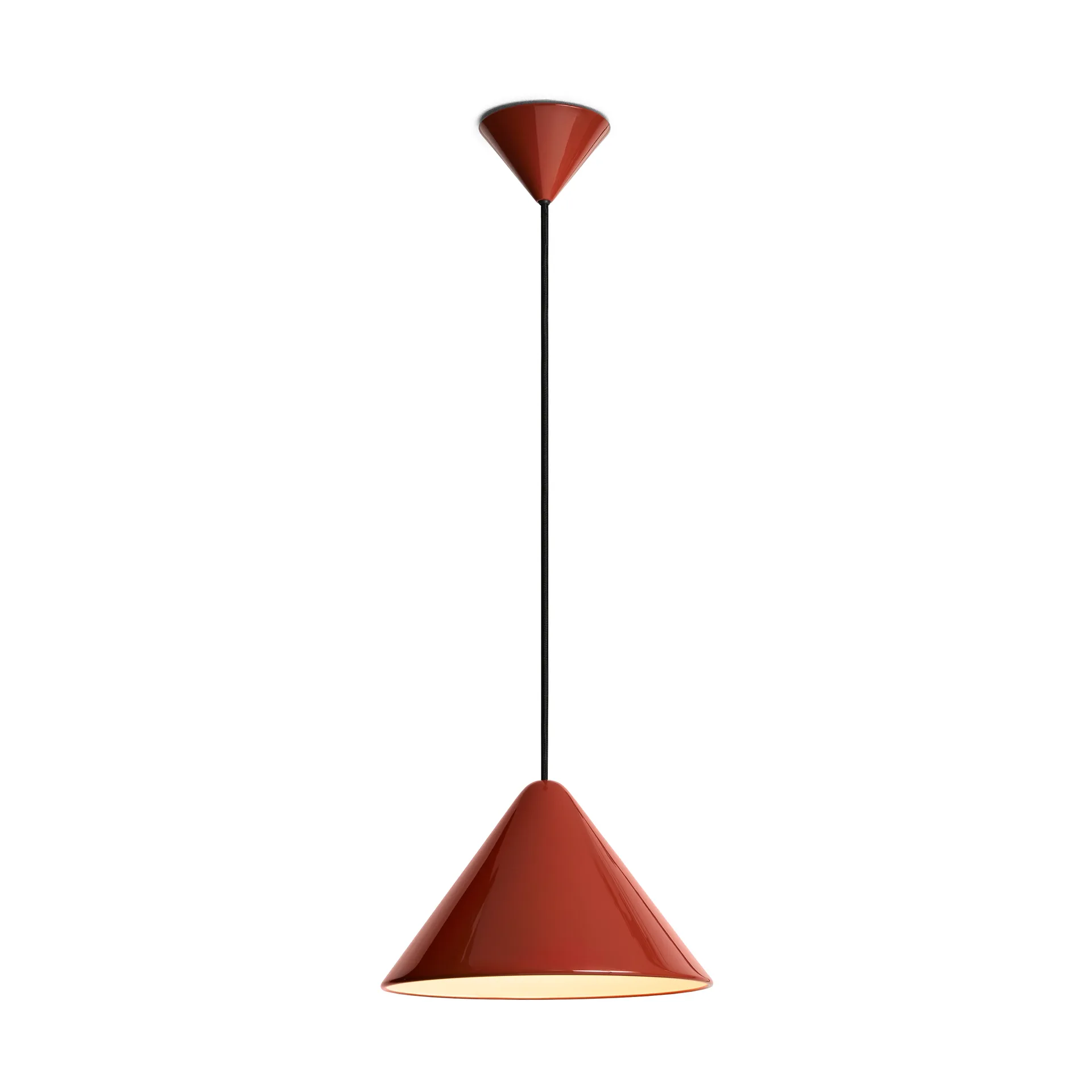 Compass Pendelleuchte 26 cm, Pompeian red HAY