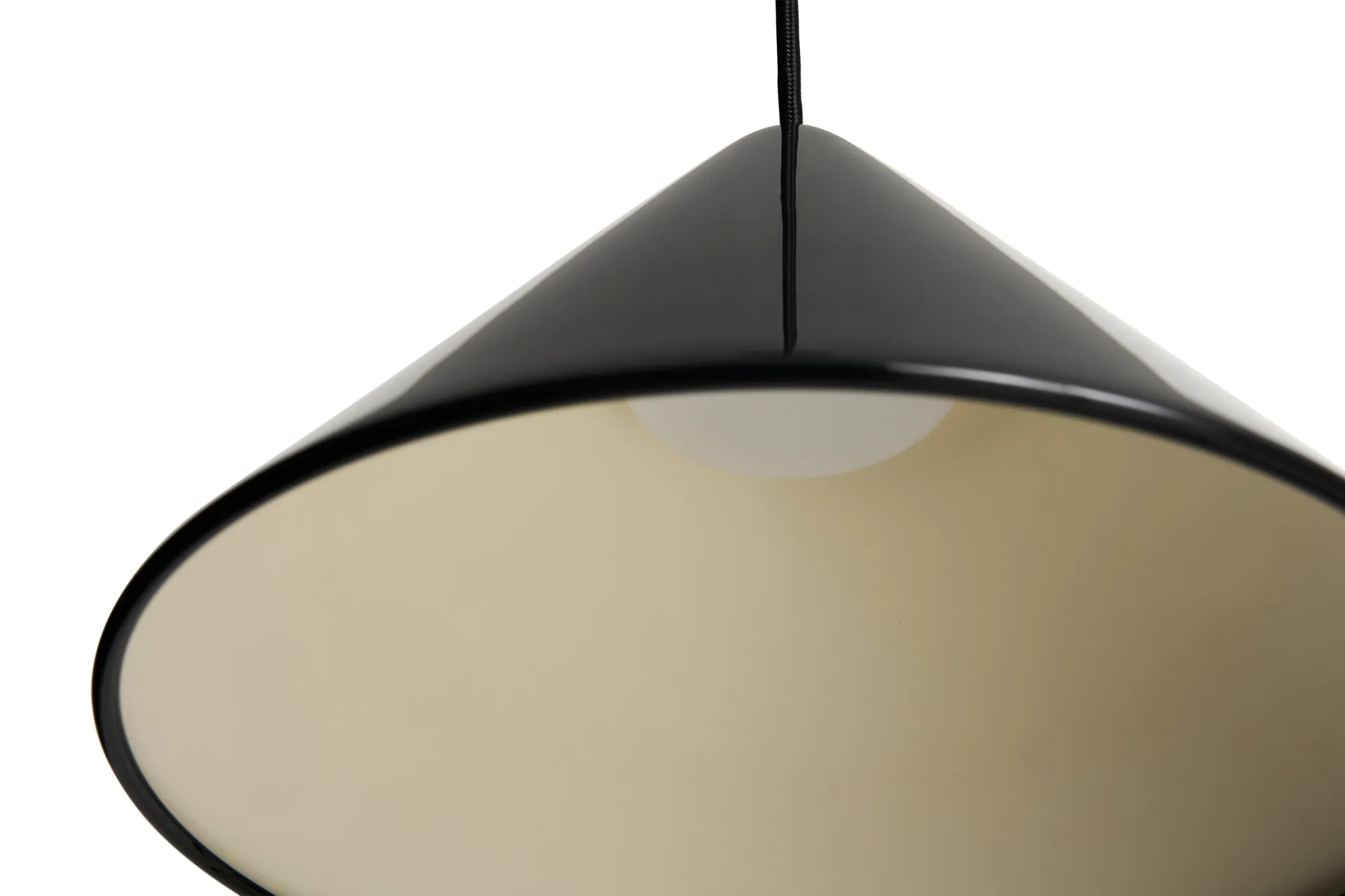 Compass Pendelleuchte 26 cm, Soft black HAY
