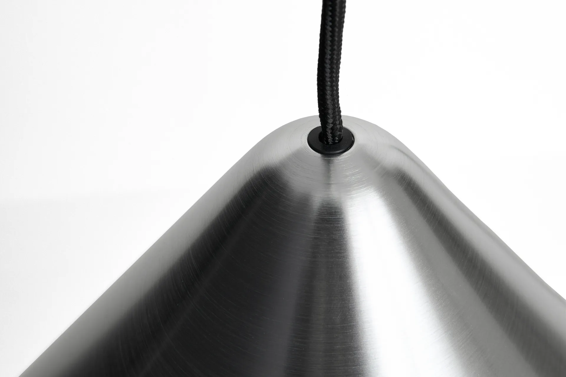 Compass Pendelleuchte 43 cm, Borstad aluminium HAY