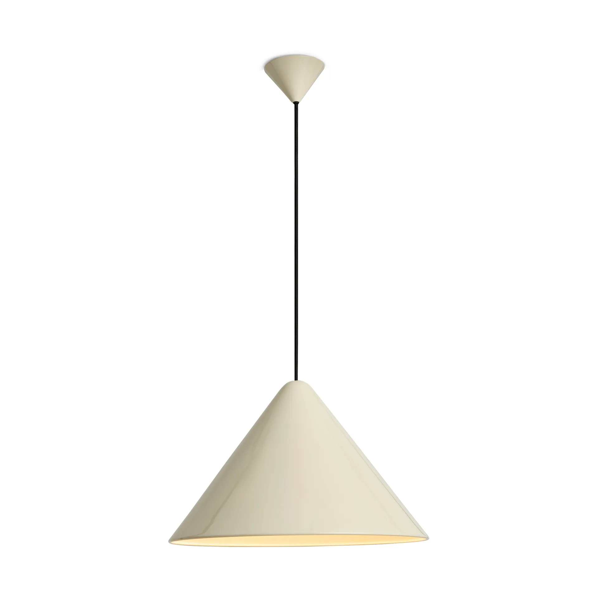 Compass Pendelleuchte 43 cm, Oyster white HAY