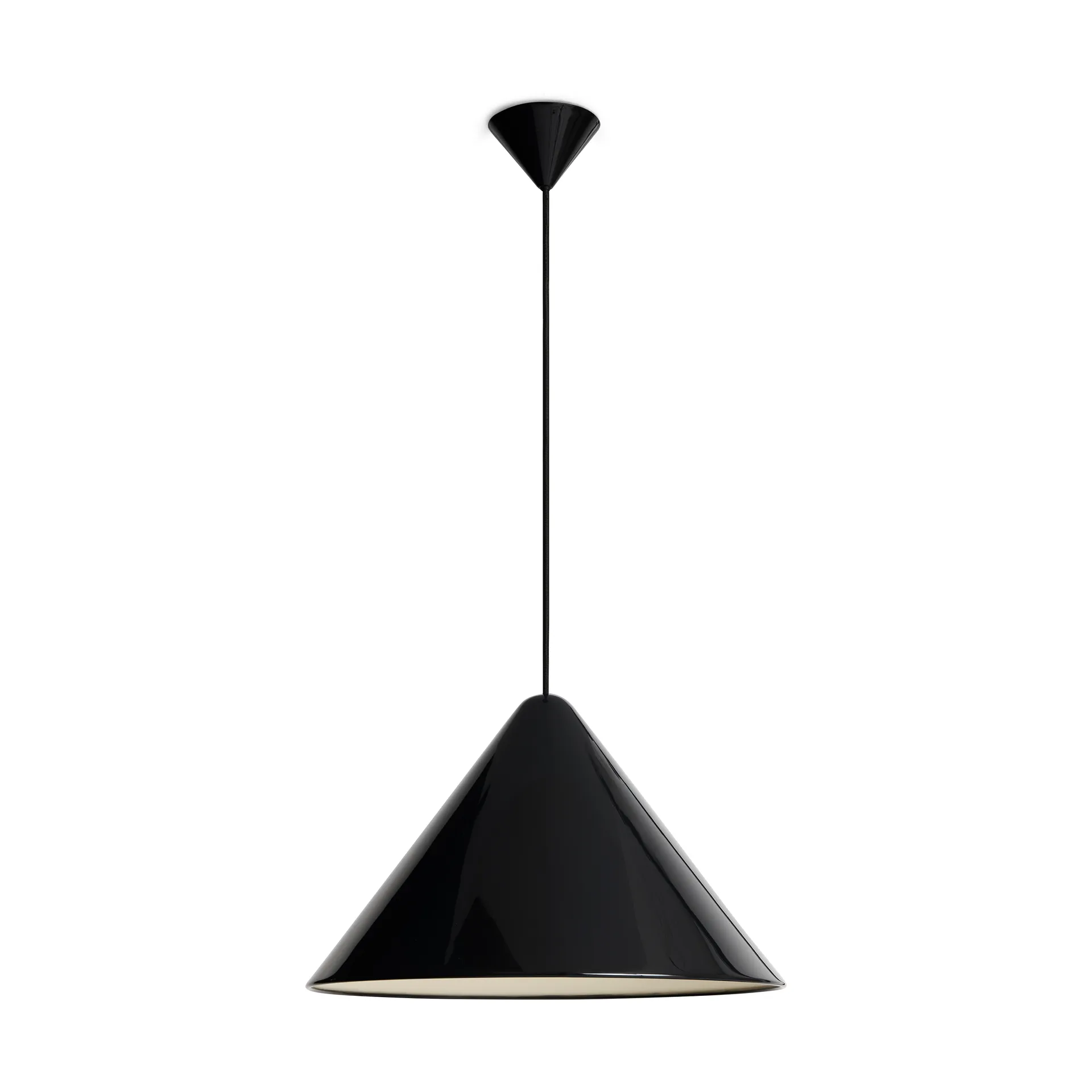 Compass Pendelleuchte 43 cm, Soft black HAY