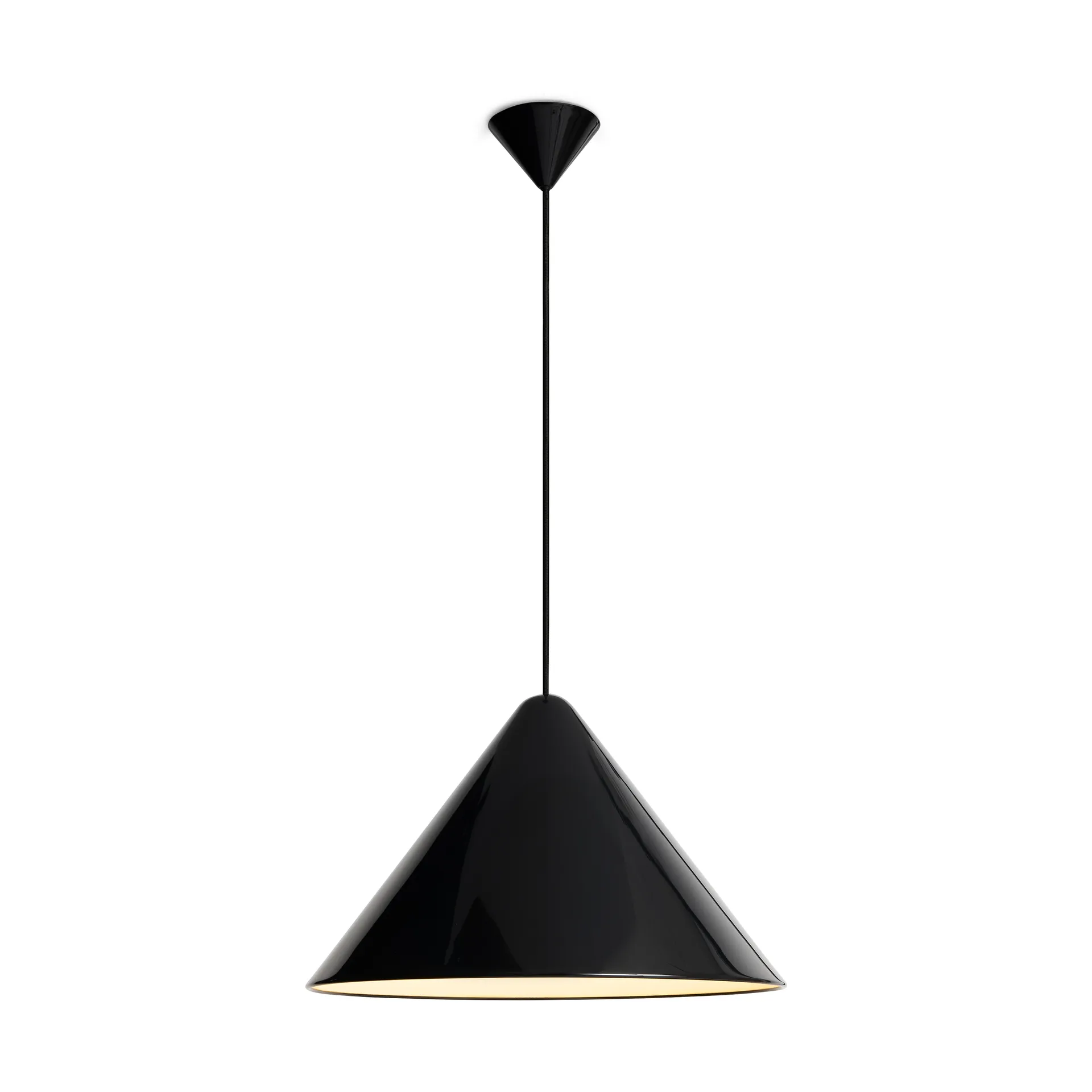 Compass Pendelleuchte 43 cm, Soft black HAY