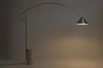 Compass Stehlampe - Silberfarben - HAY