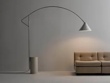 Compass Stehlampe - Silberfarben - HAY