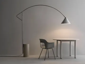 Compass Stehlampe - Silberfarben - HAY