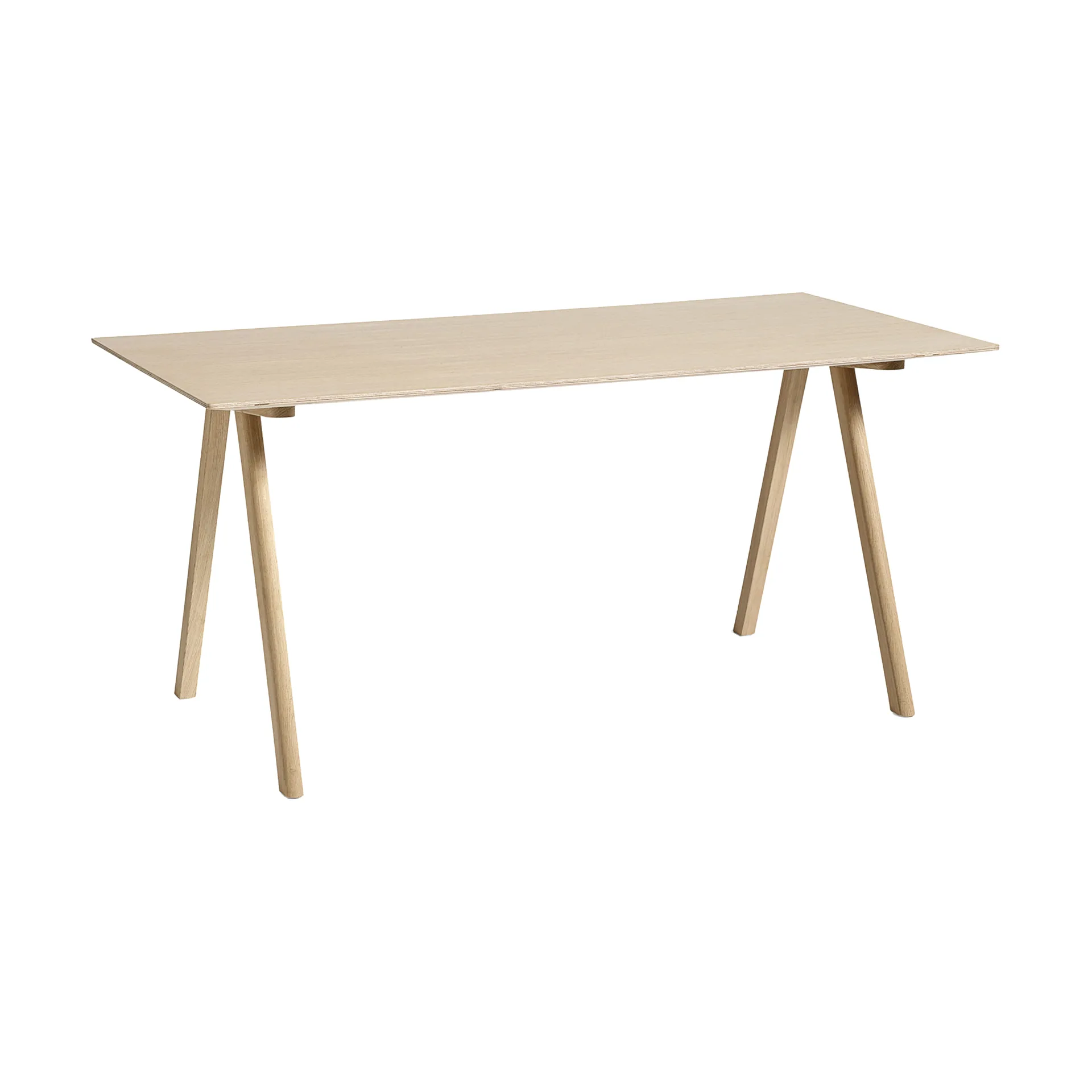 CPH10 2.0 Schreibtisch 80x160 cm, Lacquered oak-oak veneer HAY