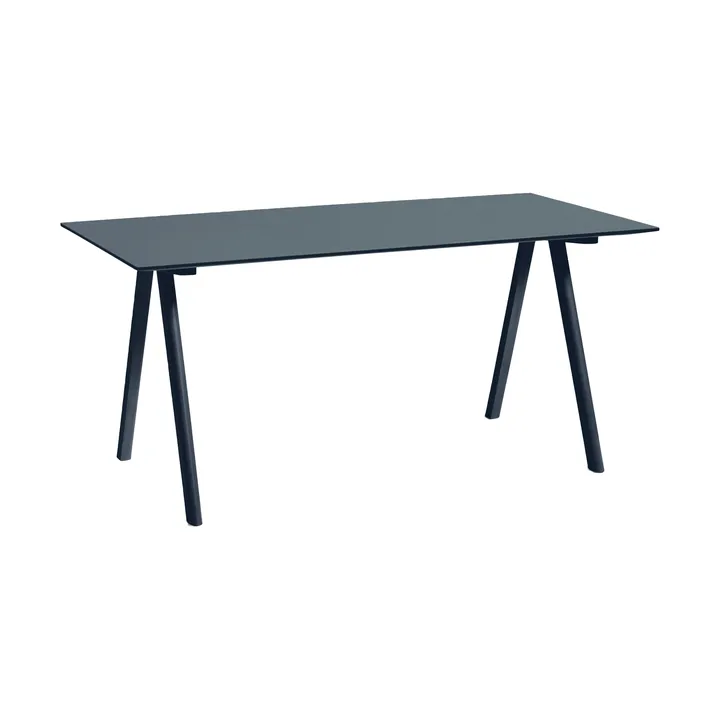 CPH10 2.0 Schreibtisch 80x160 cm - Smokey blue linoleum-Deep blue - HAY