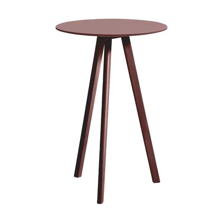 CPH20 2.0 Bartisch Ø70 cm - Burgundy linoleum-Bordeaux - HAY