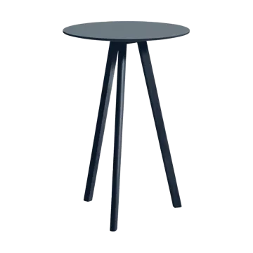 CPH20 2.0 Bartisch Ø70 cm - Smokey blue linoleum-Deep blue - HAY