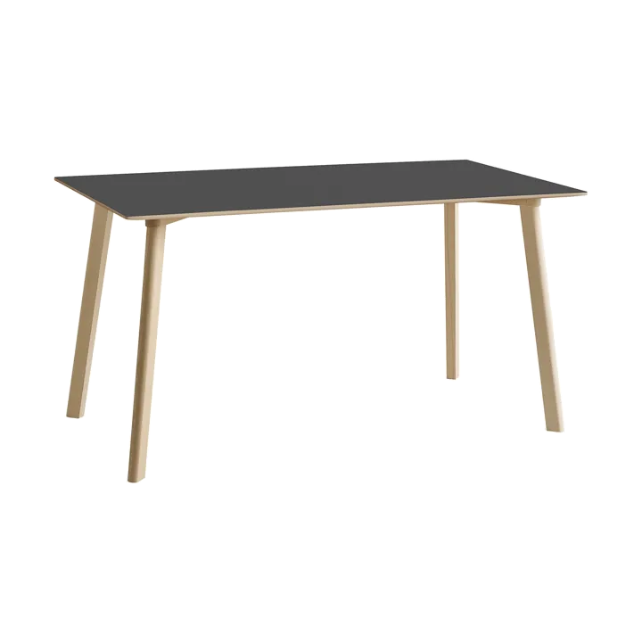CPH210 Deux 2.0 Tisch 75x140 cm - Stone grey-untreated beech - HAY