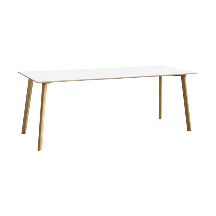 CPH210 Deux 2.0 Tisch 75x200 cm - Pearl white-lacquered oak - HAY